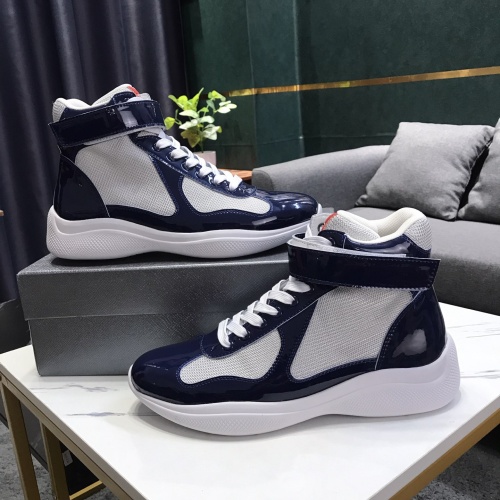 Replica Prada High Top Shoes For Men #1164161 $72.00 USD for Wholesale