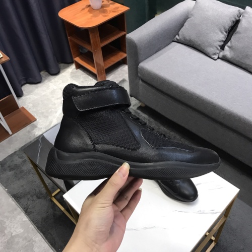 Replica Prada High Top Shoes For Men #1164163 $72.00 USD for Wholesale