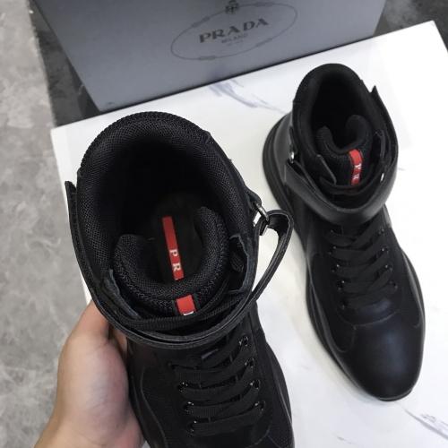 Replica Prada High Top Shoes For Men #1164163 $72.00 USD for Wholesale