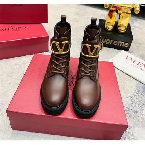 Replica Valentino Boots For Women #1164639 $112.00 USD for Wholesale