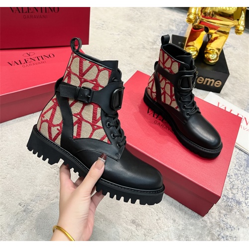 Replica Valentino Boots For Women #1164640 $112.00 USD for Wholesale