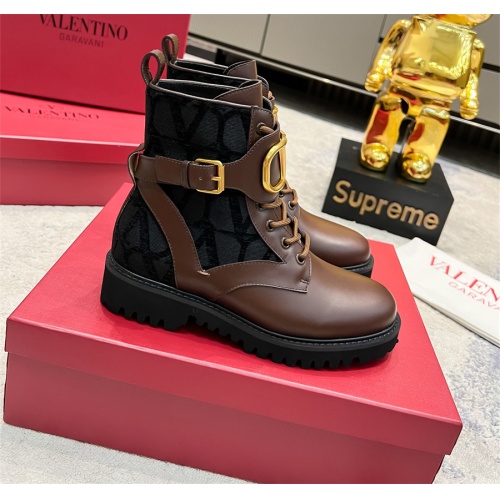 Replica Valentino Boots For Women #1164643 $112.00 USD for Wholesale