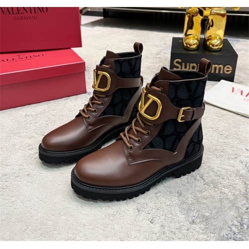 Replica Valentino Boots For Women #1164643 $112.00 USD for Wholesale