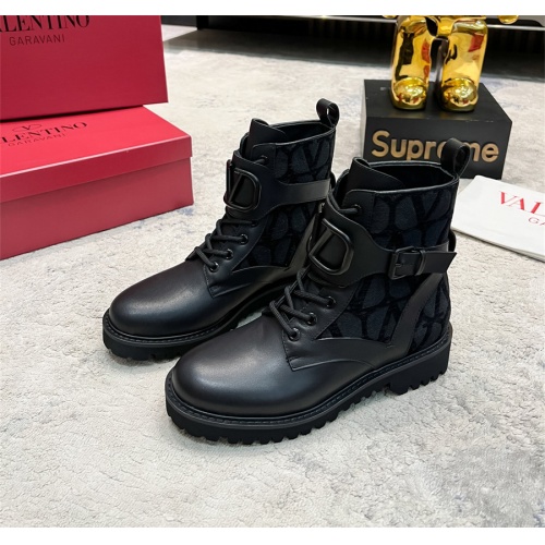 Replica Valentino Boots For Women #1164644 $112.00 USD for Wholesale