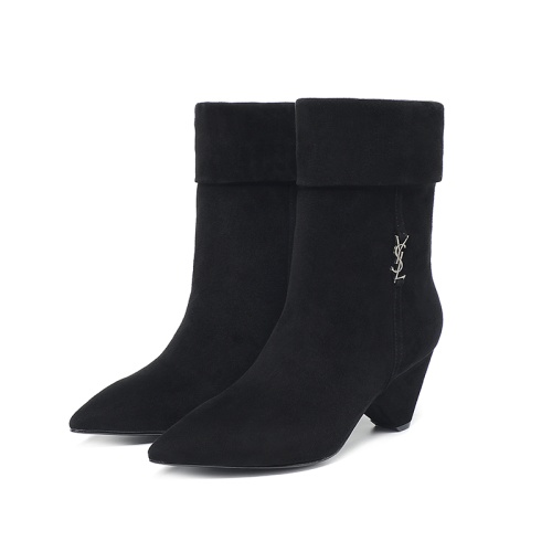 Replica Yves Saint Laurent YSL Boots For Women #1164703 $130.00 USD for Wholesale