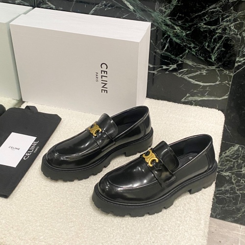 Celine Leather Shoes For Women #1166922 $108.00 USD, Wholesale Replica Celine Leather Shoes