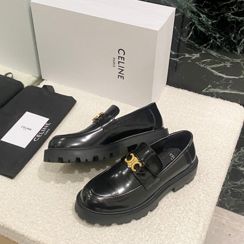 Replica Celine Leather Shoes For Women #1166922 $108.00 USD for Wholesale