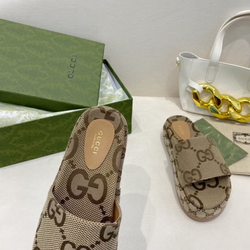 Replica Gucci Slippers For Women #1172082 $80.00 USD for Wholesale