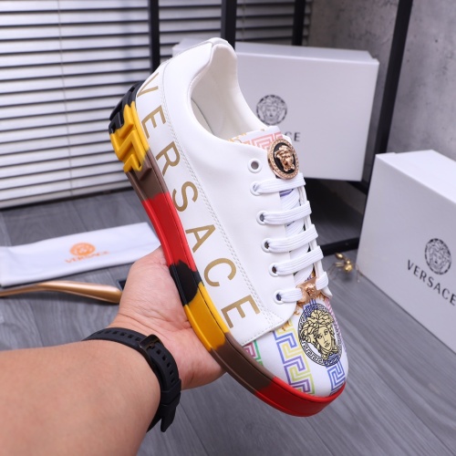 Replica Versace Casual Shoes For Men #1173376 $72.00 USD for Wholesale