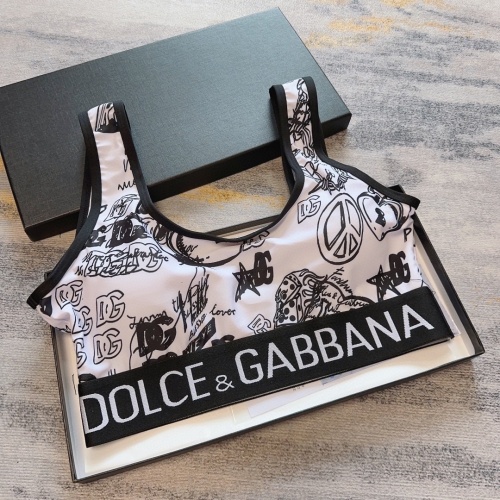 Replica Dolce & Gabbana D&G Yoga Tracksuits Sleeveless For Women #1173608 $60.00 USD for Wholesale