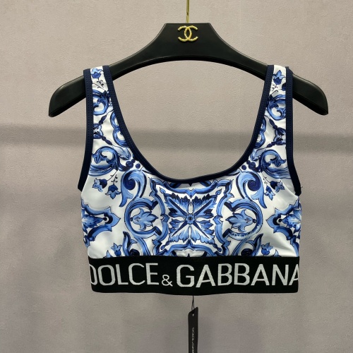 Replica Dolce & Gabbana D&G Yoga Tracksuits Sleeveless For Women #1173609 $60.00 USD for Wholesale