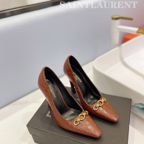 Replica Yves Saint Laurent YSL High-Heeled Shoes For Women #1174643 $115.00 USD for Wholesale