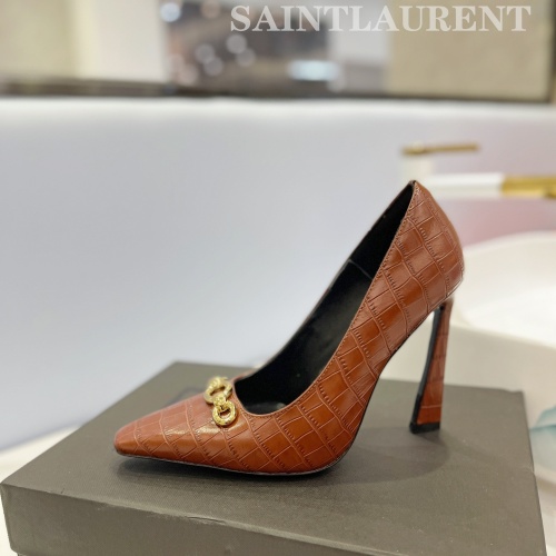 Replica Yves Saint Laurent YSL High-Heeled Shoes For Women #1174643 $115.00 USD for Wholesale