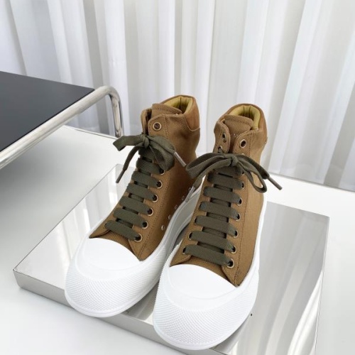 Replica Alexander McQueen High Tops Shoes For Men #1174897 $98.00 USD for Wholesale