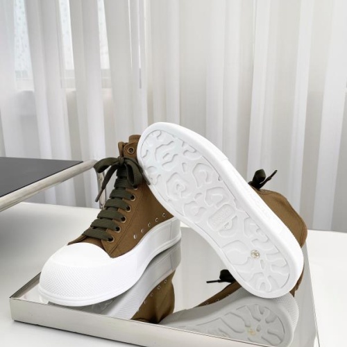 Replica Alexander McQueen High Tops Shoes For Men #1174897 $98.00 USD for Wholesale