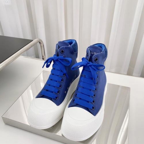 Replica Alexander McQueen High Tops Shoes For Men #1174901 $98.00 USD for Wholesale