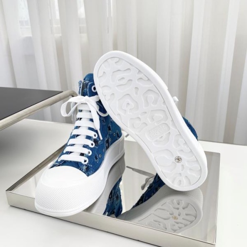 Replica Alexander McQueen High Tops Shoes For Women #1174908 $96.00 USD for Wholesale