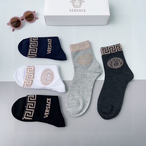 Replica Versace Socks #1176957 $29.00 USD for Wholesale