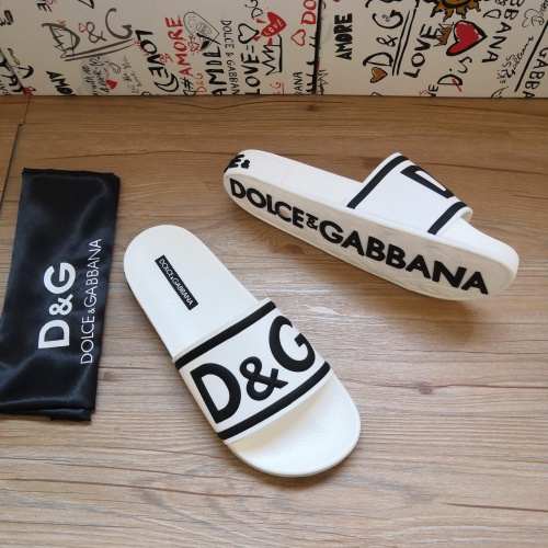 Replica Dolce & Gabbana D&G Slippers For Women #1177208 $48.00 USD for Wholesale