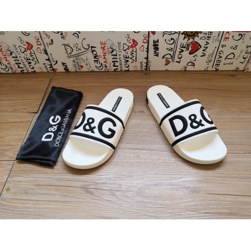 Replica Dolce & Gabbana D&G Slippers For Women #1177208 $48.00 USD for Wholesale