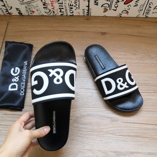 Replica Dolce & Gabbana D&G Slippers For Women #1177210 $48.00 USD for Wholesale