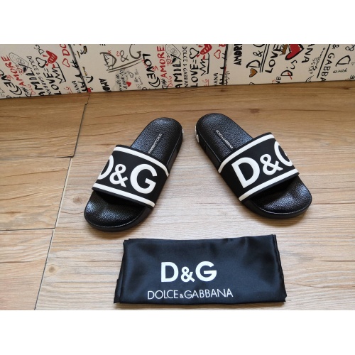 Replica Dolce & Gabbana D&G Slippers For Women #1177210 $48.00 USD for Wholesale