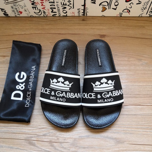 Dolce &amp; Gabbana D&amp;G Slippers For Women #1177214 $48.00 USD, Wholesale Replica Dolce &amp; Gabbana D&amp;G Slippers