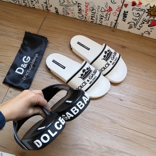 Replica Dolce & Gabbana D&G Slippers For Women #1177214 $48.00 USD for Wholesale