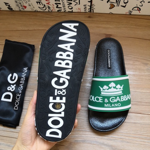 Replica Dolce & Gabbana D&G Slippers For Women #1177216 $48.00 USD for Wholesale