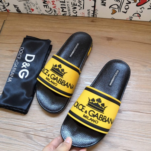 Replica Dolce & Gabbana D&G Slippers For Men #1177219 $48.00 USD for Wholesale