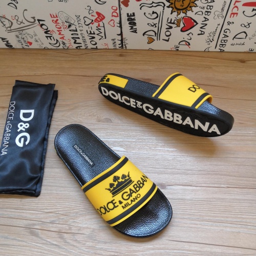 Replica Dolce & Gabbana D&G Slippers For Men #1177219 $48.00 USD for Wholesale