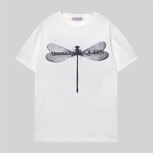 Alexander McQueen T-shirts Short Sleeved For Unisex #1178333 $32.00 USD, Wholesale Replica Alexander McQueen T-shirts