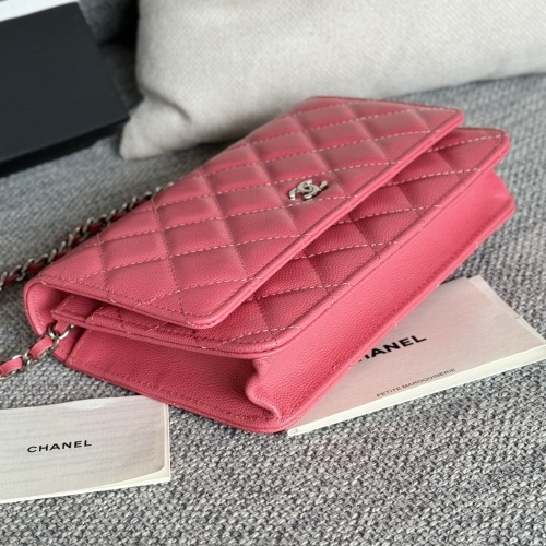 Replica Chanel AAA Quality Messenger Bags In Silver For Women #1179490 $158.00 USD for Wholesale