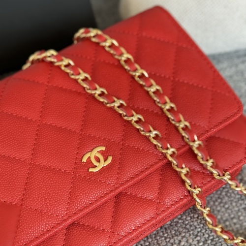 Replica Chanel AAA Quality Messenger Bags In Gold For Women #1179491 $158.00 USD for Wholesale