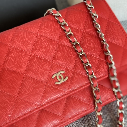 Replica Chanel AAA Quality Messenger Bags In Silver For Women #1179492 $158.00 USD for Wholesale