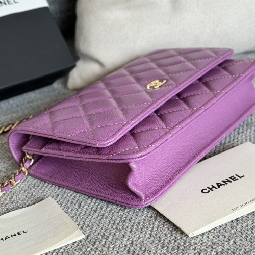 Replica Chanel AAA Quality Messenger Bags In Gold For Women #1179495 $158.00 USD for Wholesale