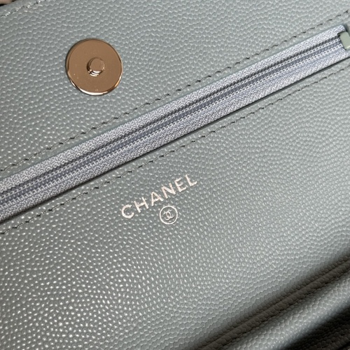 Replica Chanel AAA Quality Messenger Bags In Silver For Women #1179498 $158.00 USD for Wholesale