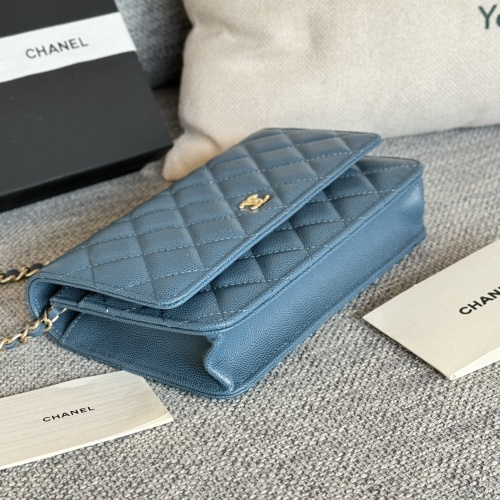 Replica Chanel AAA Quality Messenger Bags In Gold For Women #1179499 $158.00 USD for Wholesale