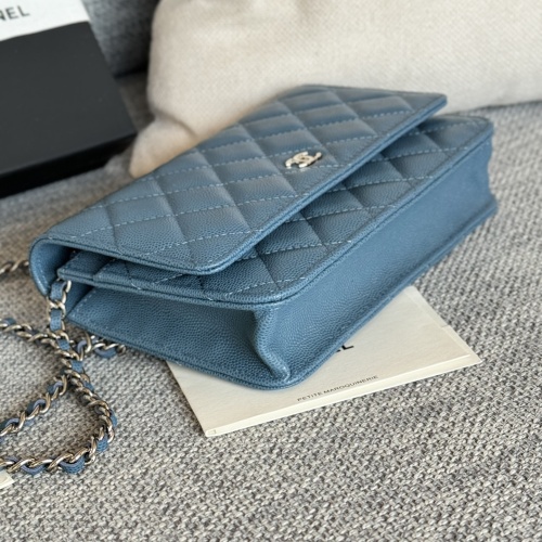 Replica Chanel AAA Quality Messenger Bags In Silver For Women #1179500 $158.00 USD for Wholesale