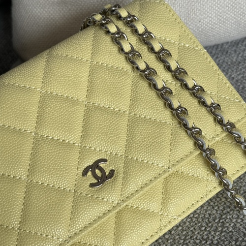 Replica Chanel AAA Quality Messenger Bags In Silver For Women #1179502 $158.00 USD for Wholesale