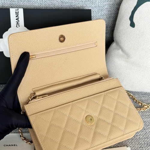 Replica Chanel AAA Quality Messenger Bags In Gold For Women #1179503 $158.00 USD for Wholesale