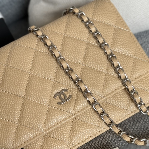 Replica Chanel AAA Quality Messenger Bags In Silver For Women #1179504 $158.00 USD for Wholesale