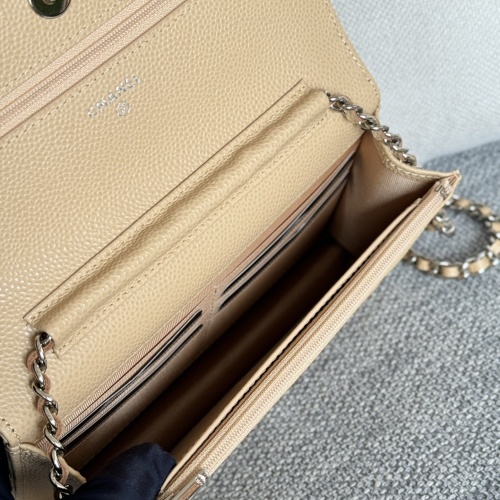 Replica Chanel AAA Quality Messenger Bags In Silver For Women #1179504 $158.00 USD for Wholesale