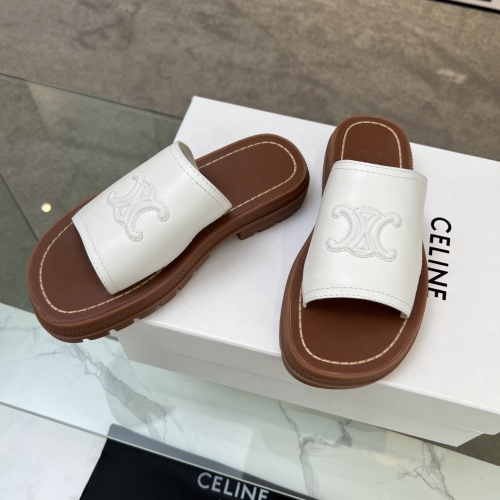 Celine Slippers For Women #1180038 $82.00 USD, Wholesale Replica Celine Slippers