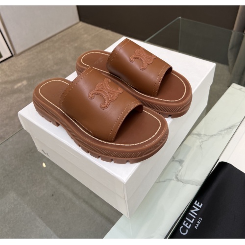 Replica Celine Slippers For Women #1180039 $82.00 USD for Wholesale