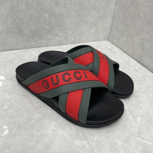 Replica Gucci Slippers For Men #1180453 $56.00 USD for Wholesale