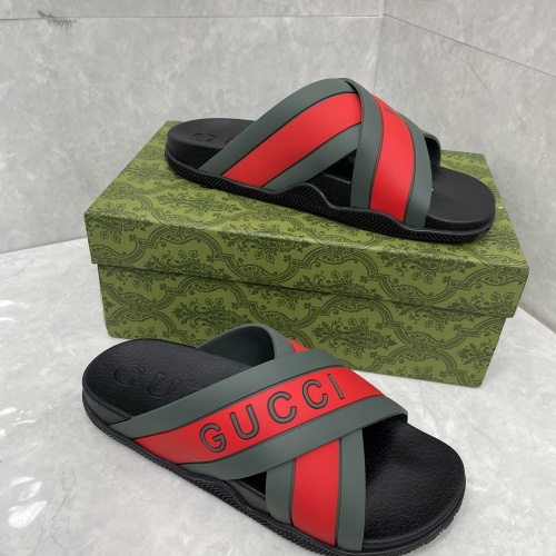 Replica Gucci Slippers For Men #1180453 $56.00 USD for Wholesale