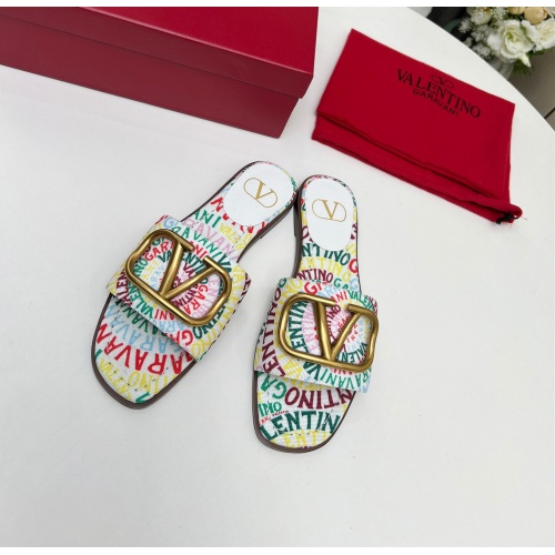 Replica Valentino Slippers For Women #1180551 $82.00 USD for Wholesale