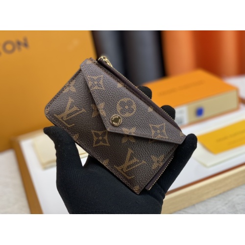 Louis Vuitton LV Card Case In Brown For Women #1182109 $36.00 USD, Wholesale Replica Louis Vuitton LV Wallets