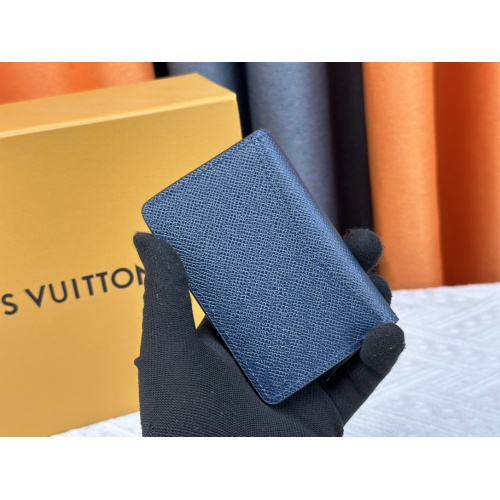 Replica Louis Vuitton LV Card Case In Navy For Unisex #1182112 $29.00 USD for Wholesale